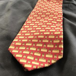 COACH Briefcase Bag Silk Tie Lawyer Professional